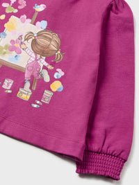 Camisola meia gola Magenta (Magenta)  para Bebé Menina - Mayoral
