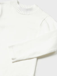 Camisola tricot Crú (Creme / Pérola)  para Bebé Menina - Mayoral
