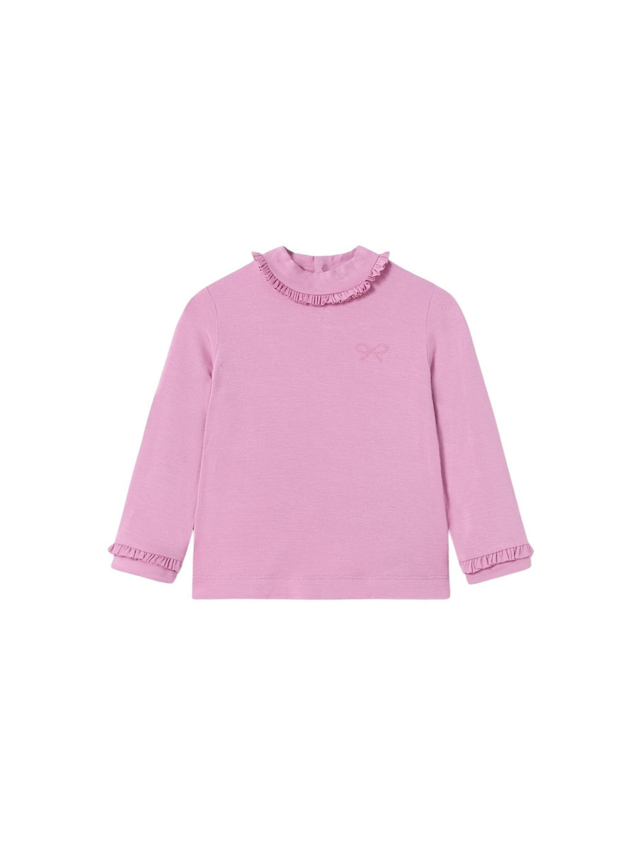 Camisola meia gola Peónia (Lilás)  para Bebé Menina - Mayoral