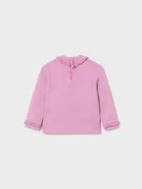 Camisola meia gola Peónia (Lilás)  para Bebé Menina - Mayoral