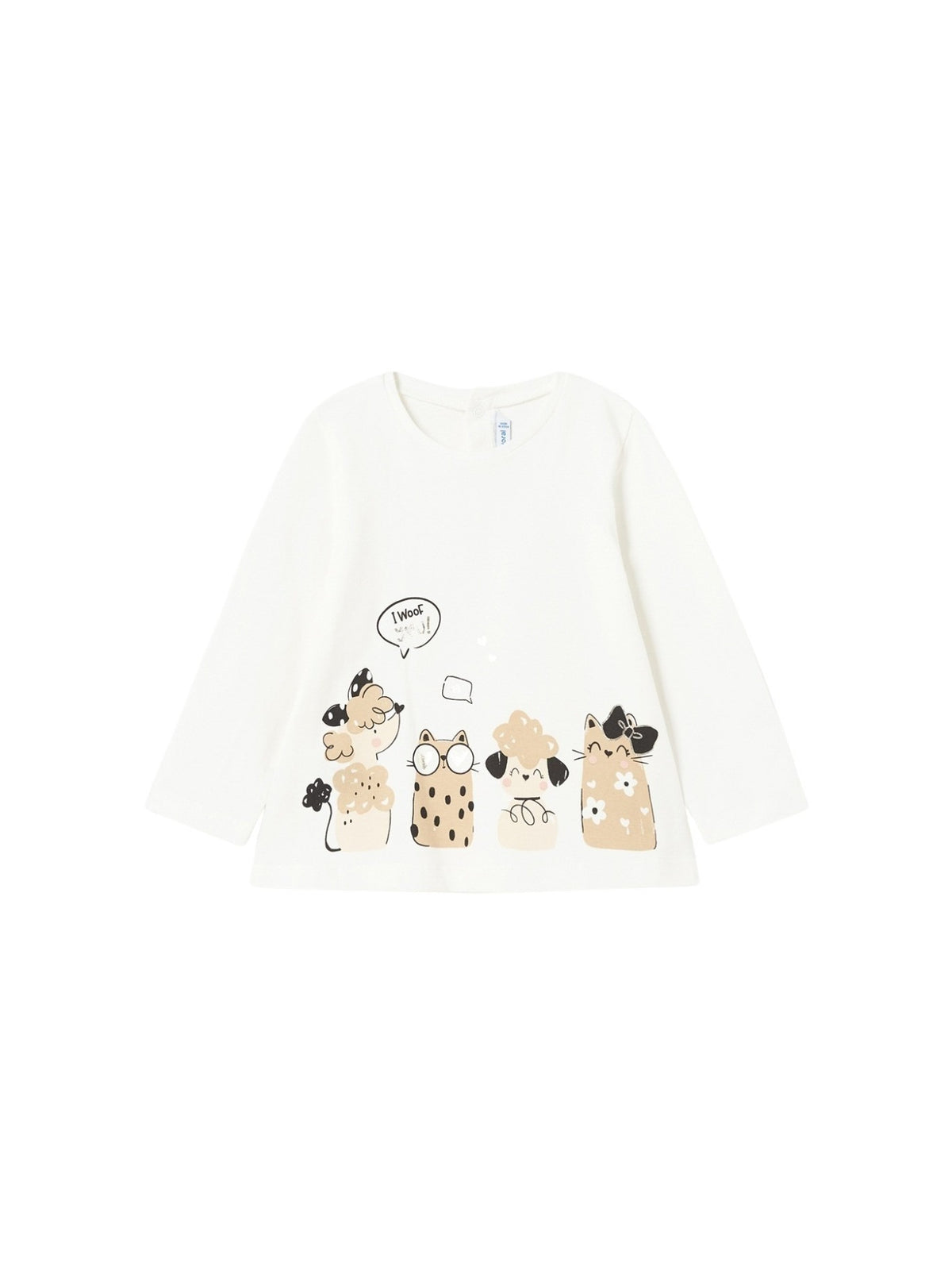 Camisola Crú (Creme / Pérola)  para Bebé Menina - Mayoral