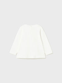 Camisola Crú (Creme / Pérola)  para Bebé Menina - Mayoral