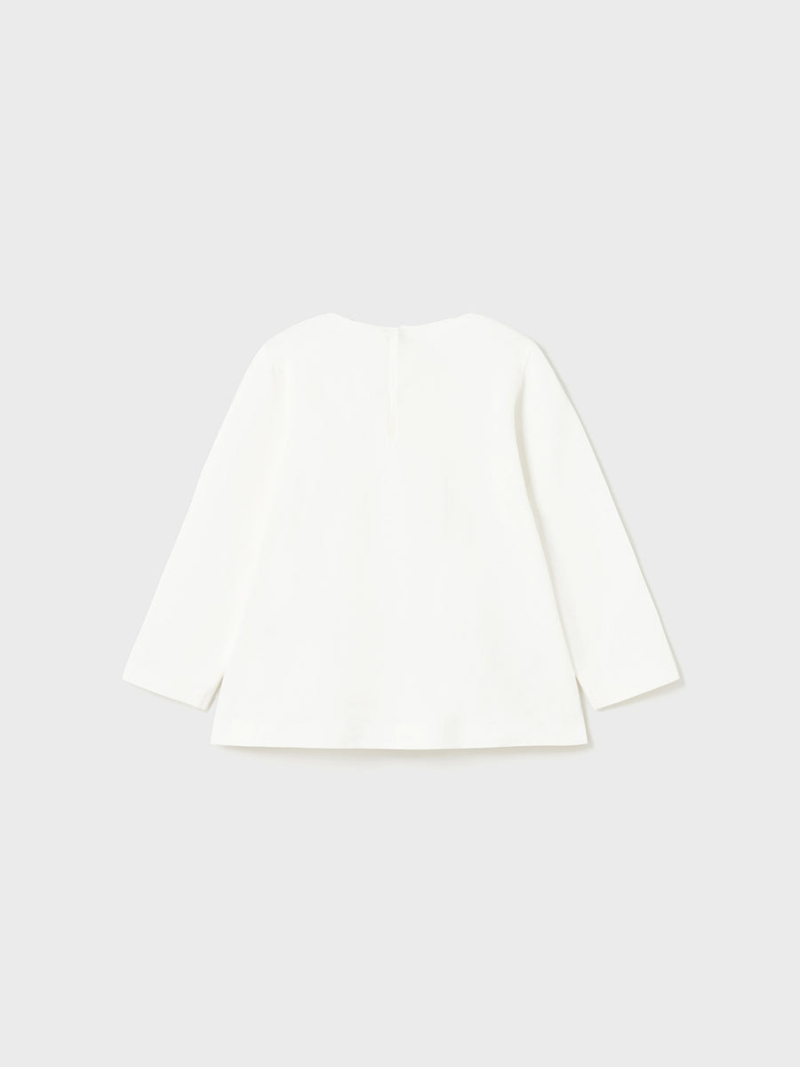 Camisola Crú (Creme / Pérola)  para Bebé Menina - Mayoral