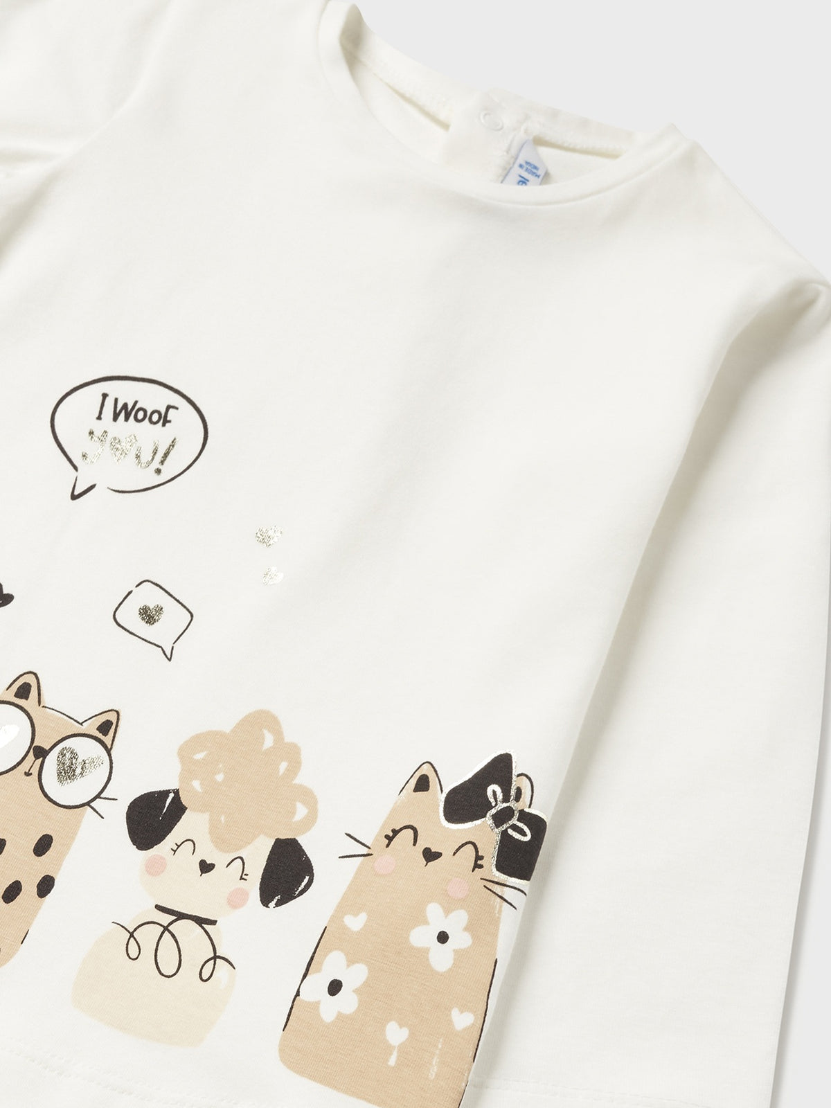 Camisola Crú (Creme / Pérola)  para Bebé Menina - Mayoral
