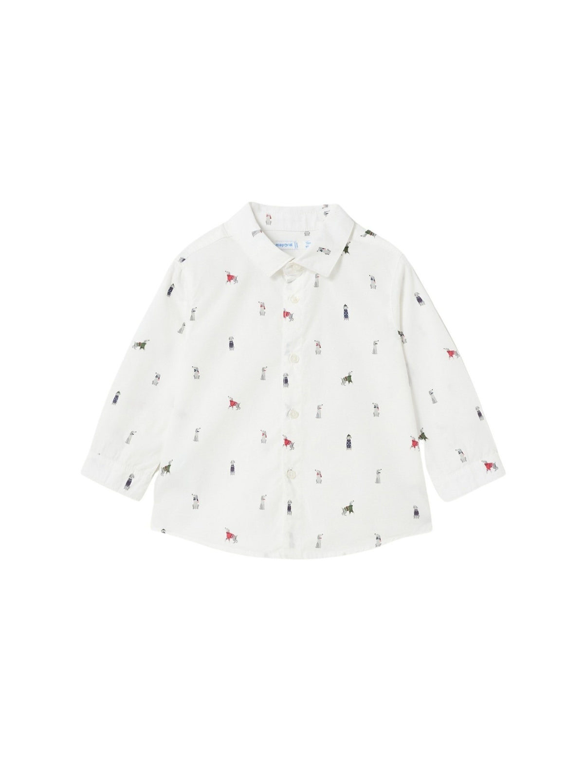 Camisa m/comp. estampada Branco (Branco)  para Bebé Menino - Mayoral