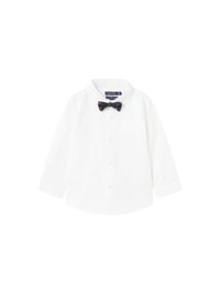 Camisa m/comp. laço Branco (Branco)  para Bebé Menino - Mayoral