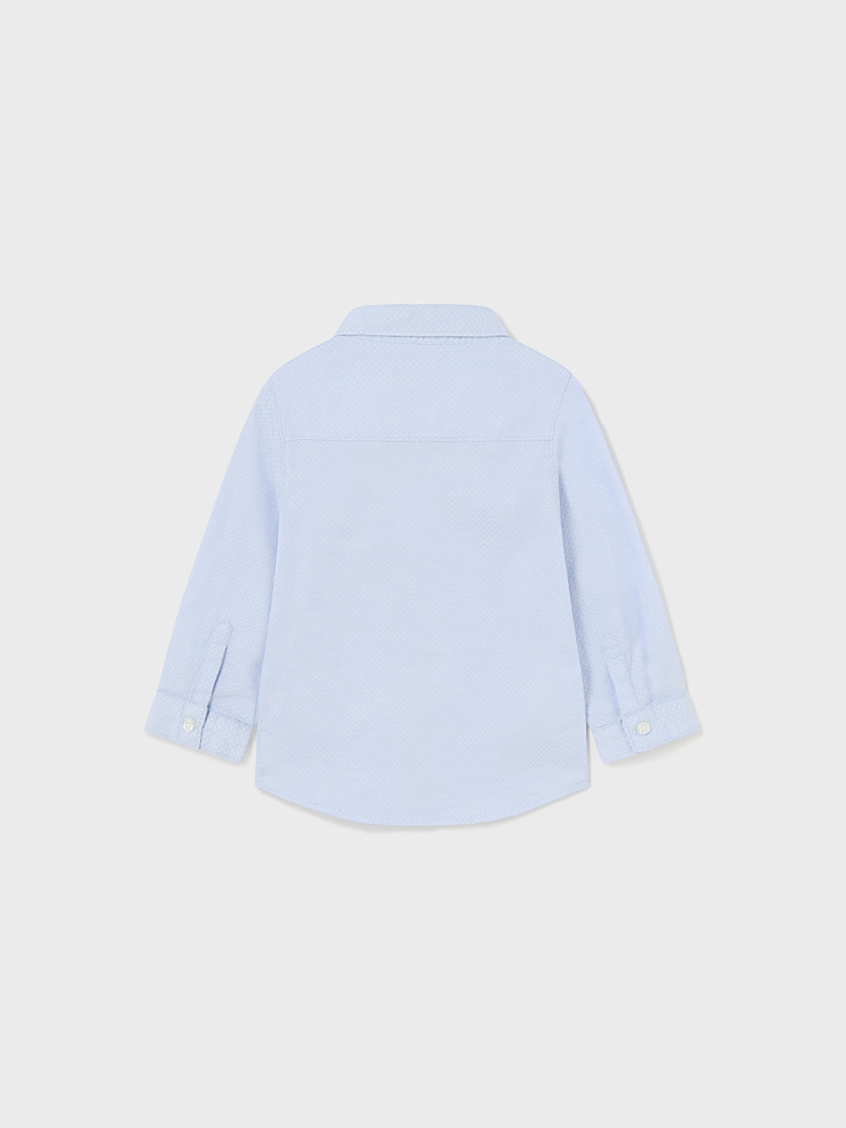 Camisa m/comp. laço Celeste (Celeste)  para Bebé Menino - Mayoral