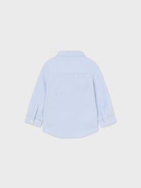 Camisa m/comp. laço Celeste (Celeste)  para Bebé Menino - Mayoral