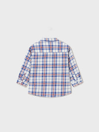 Camisa m/comp.xadrez Vermelho (Vermelho)  para Bebé Menino - Mayoral