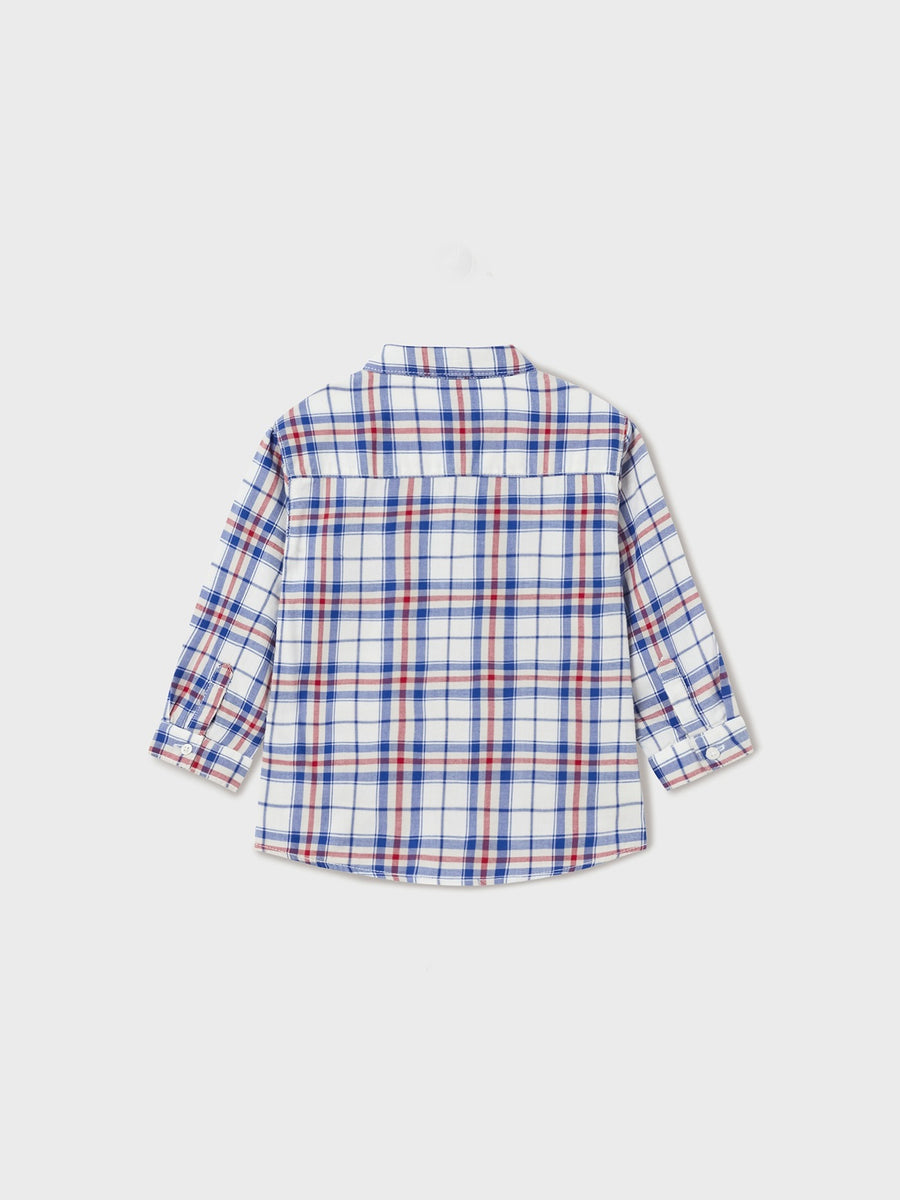 Camisa m/comp.xadrez Vermelho (Vermelho)  para Bebé Menino - Mayoral