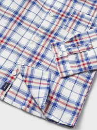 Camisa m/comp.xadrez Vermelho (Vermelho)  para Bebé Menino - Mayoral