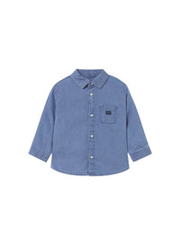 Camisa soft denim Base (Ganga)  para Bebé Menino - Mayoral