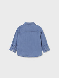 Camisa soft denim Base (Ganga)  para Bebé Menino - Mayoral