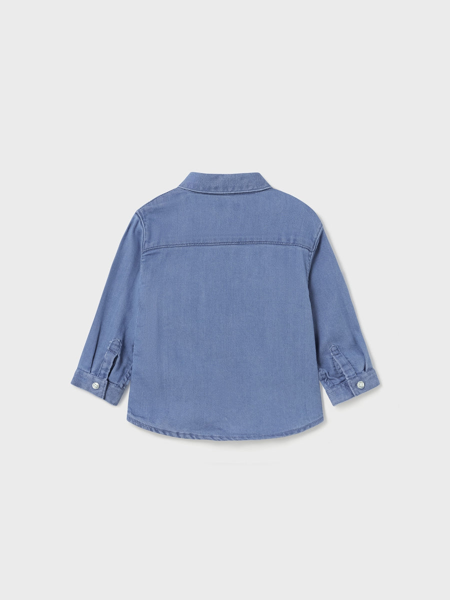 Camisa soft denim Base (Ganga)  para Bebé Menino - Mayoral