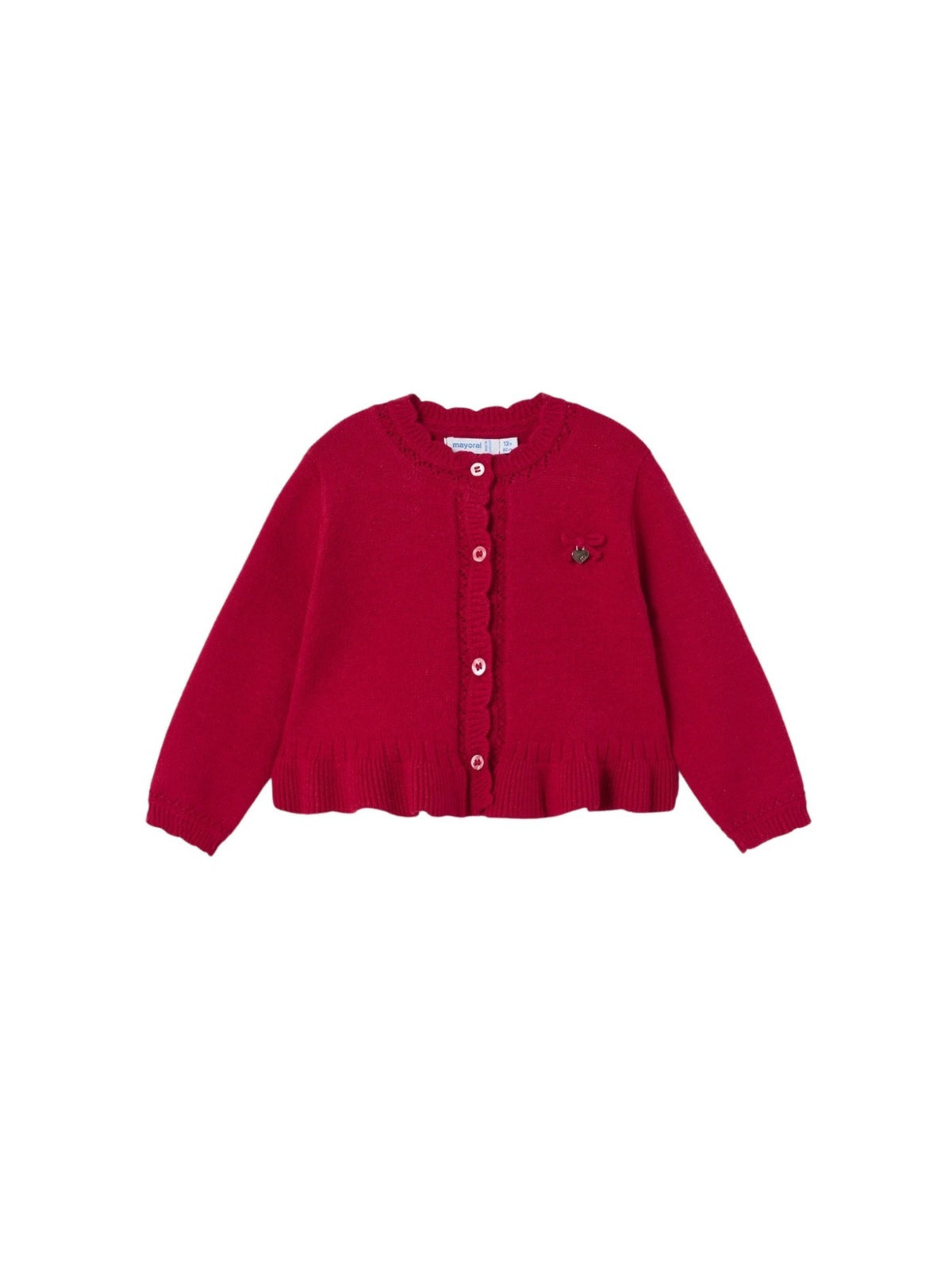 Casaco tricot comprido Vermelho (Vermelho)  para Bebé Menina - Mayoral