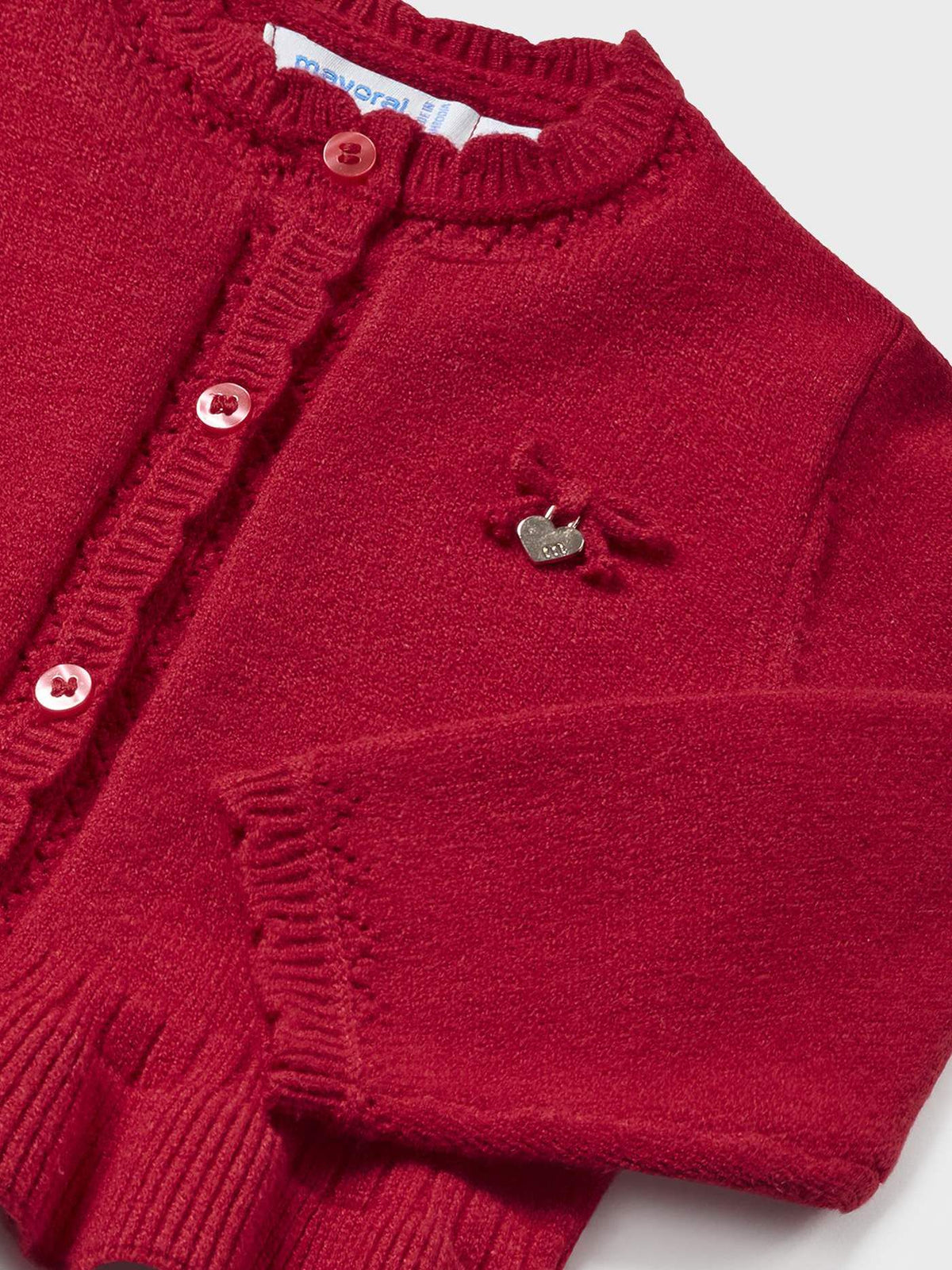 Casaco tricot comprido Vermelho (Vermelho)  para Bebé Menina - Mayoral