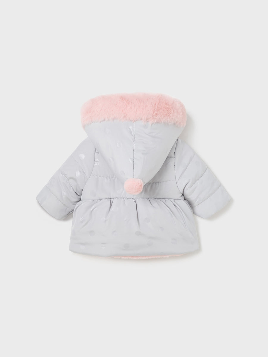 Blusão reversivel Pérola (Creme / Pérola)  para Bebé Menina - Mayoral