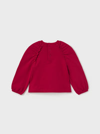 Sweat-shirt Vermelho (Vermelho)  para Bebé Menina - Mayoral
