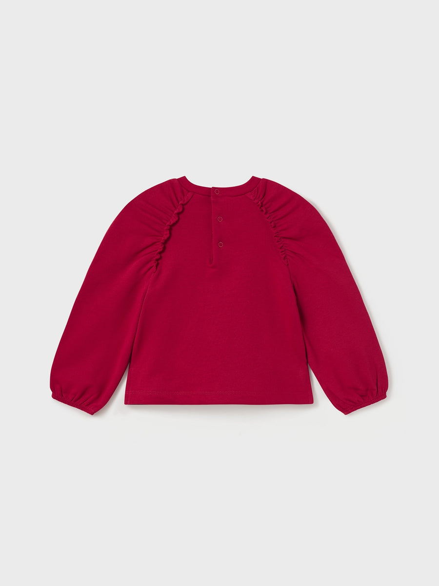 Sweat-shirt Vermelho (Vermelho)  para Bebé Menina - Mayoral