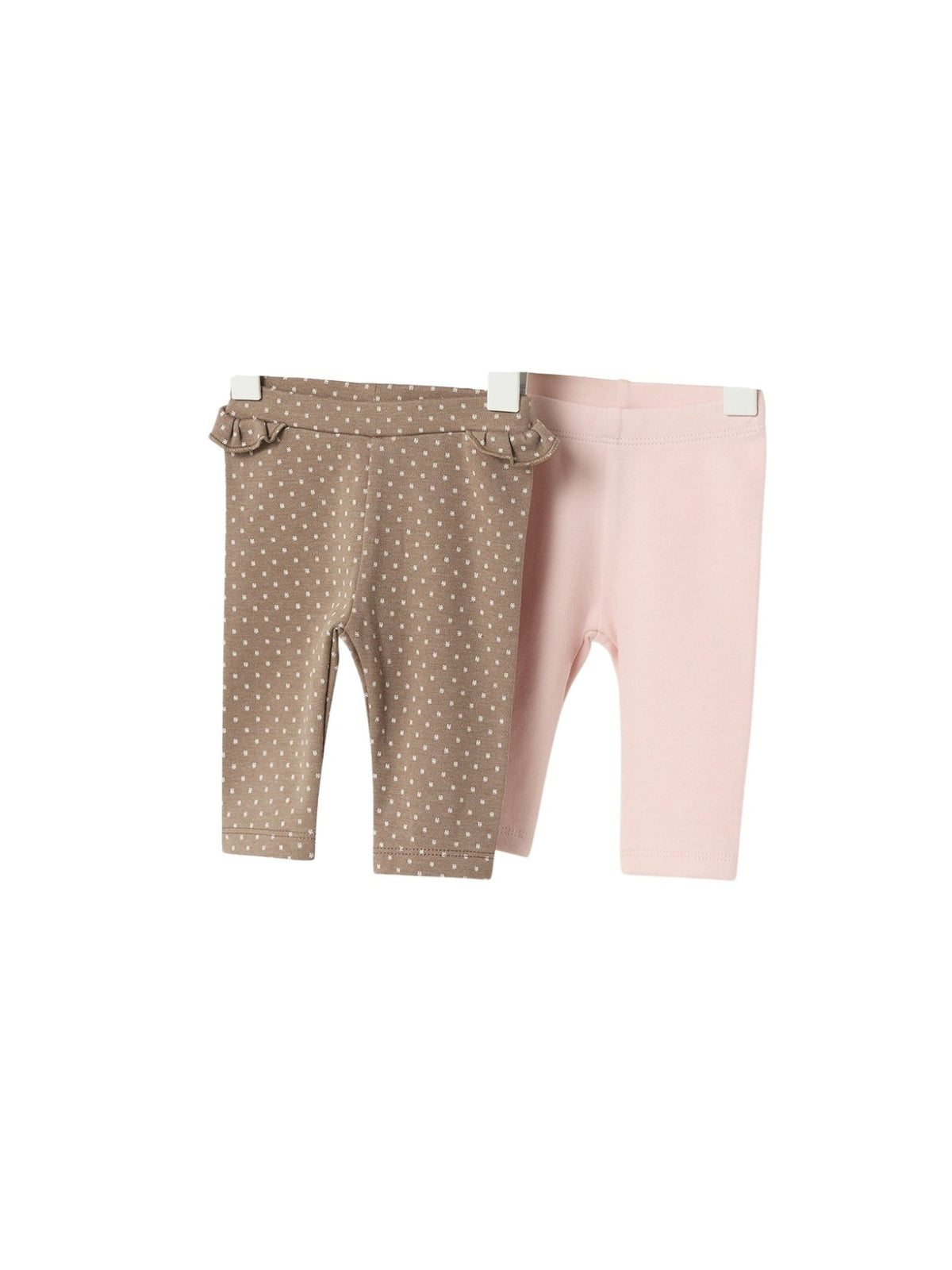 Pack 2 leggings Cast. escu (Castanho Escuro)  para Bebé Menina - Mayoral