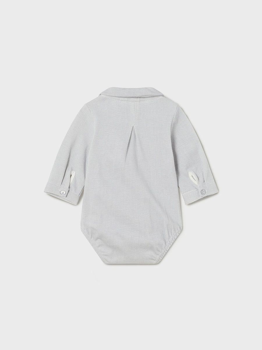 Body camiseiro Cinza (Celeste)  para Bebé Menino - Mayoral