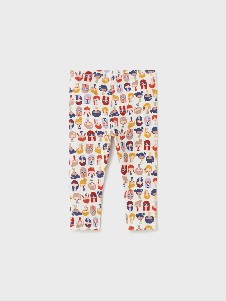 Leggings estampadas Grão bico (Bege)  para Bebé Menina - Mayoral