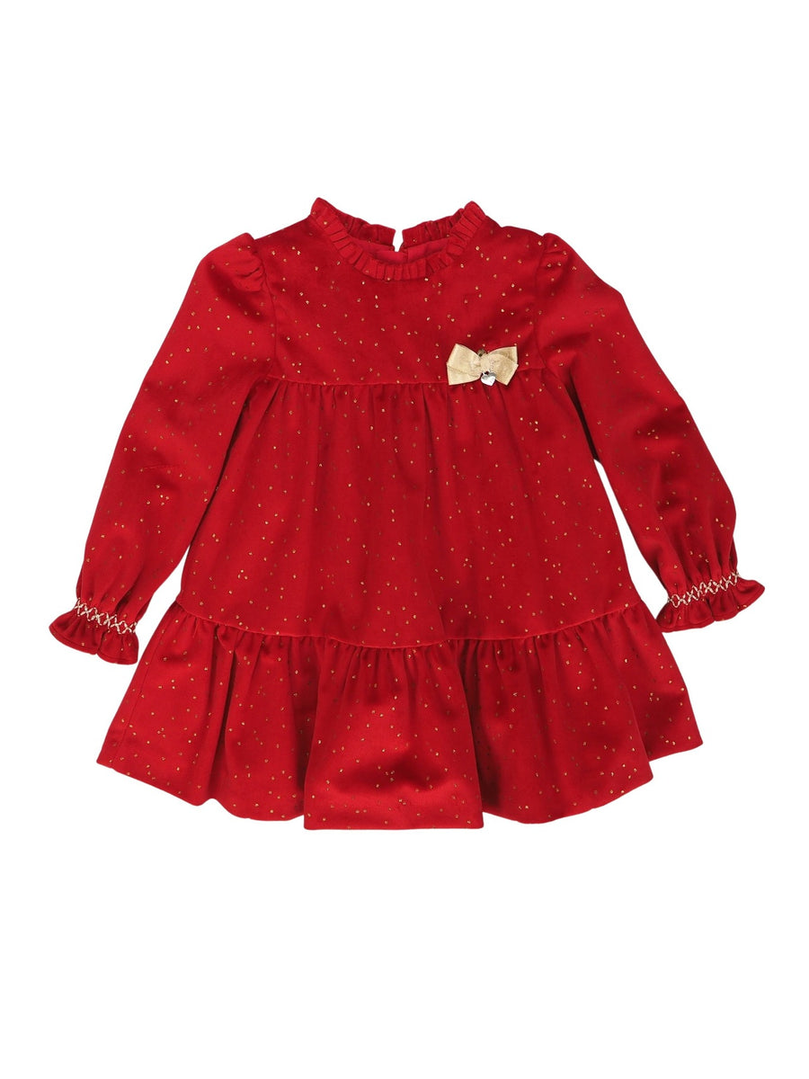 Vestido terciopêlo Vermelho (Vermelho)  para Bebé Menina - Mayoral