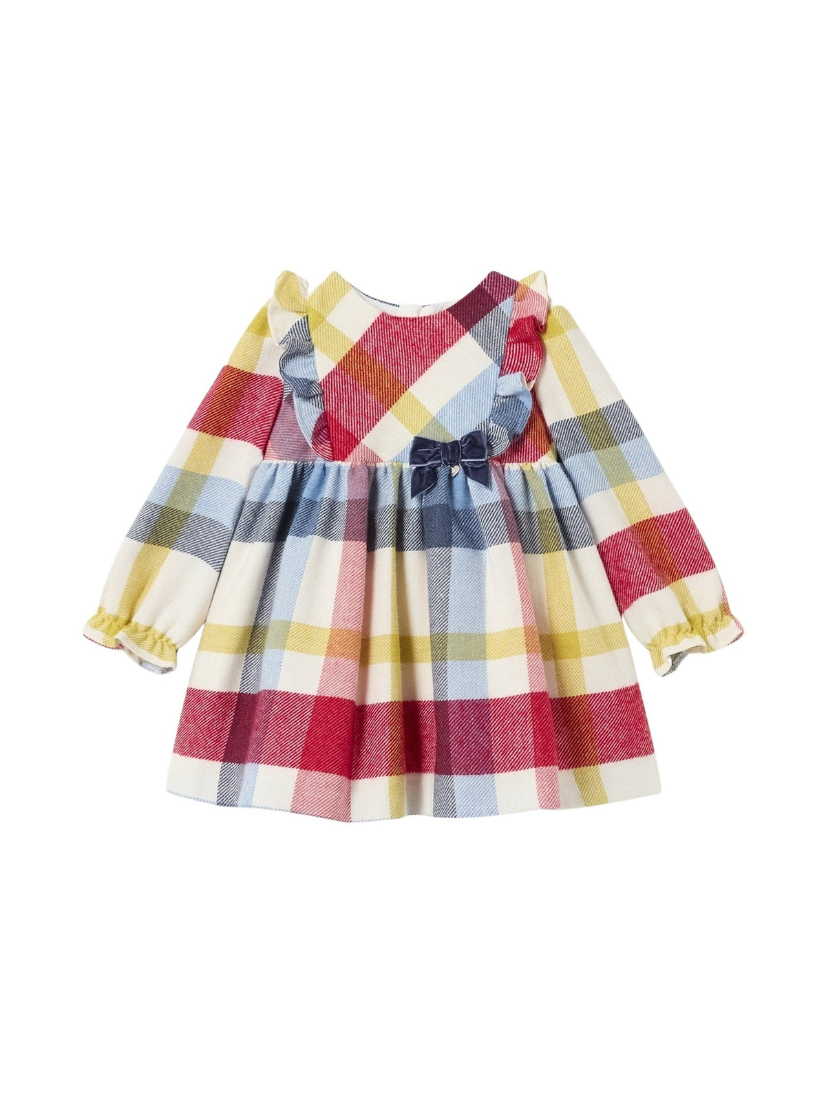 Vestido xadrez Marinho (Marinho)  para Bebé Menina - Mayoral