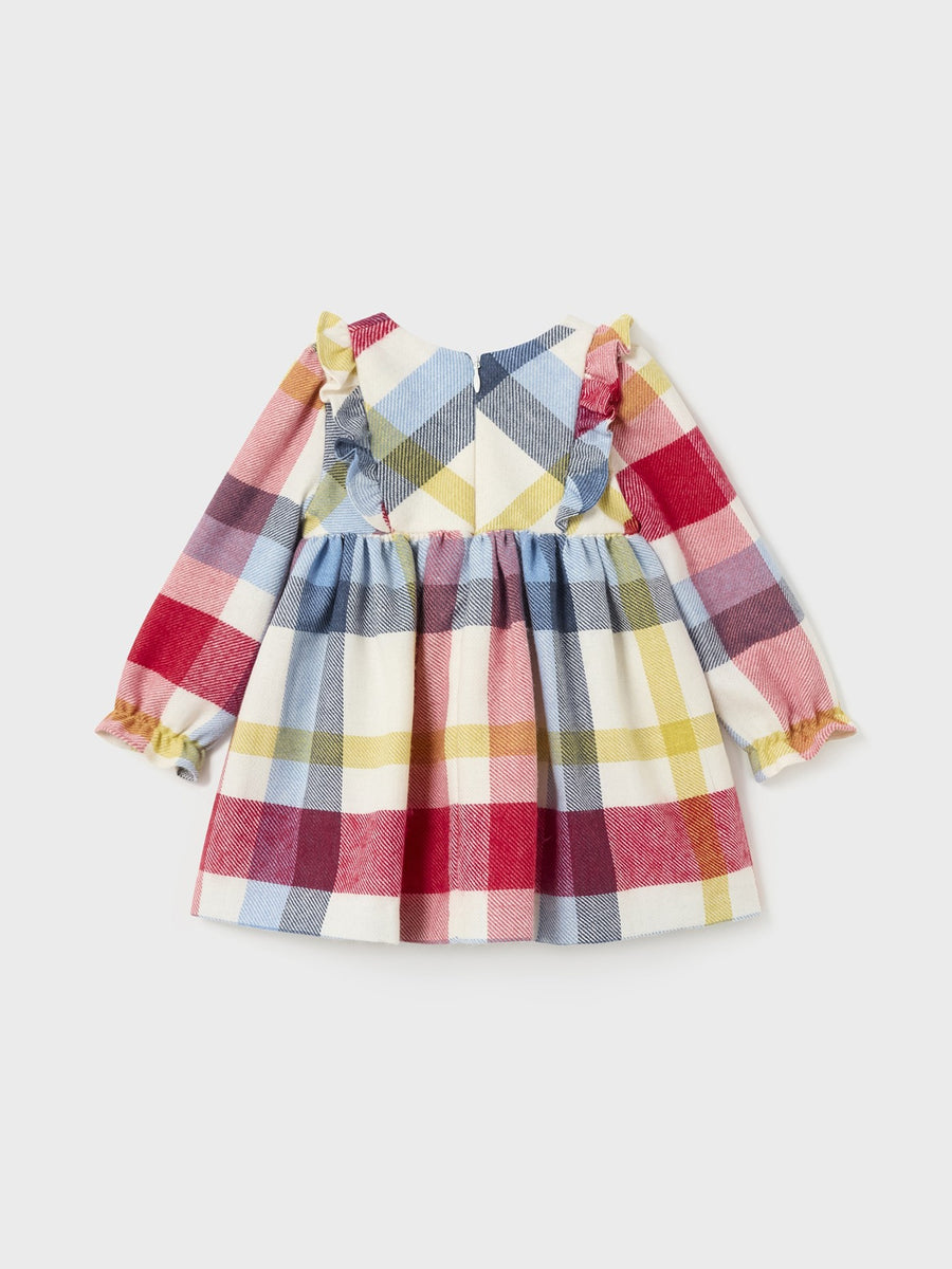 Vestido xadrez Marinho (Marinho)  para Bebé Menina - Mayoral