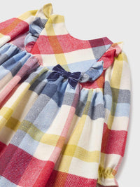 Vestido xadrez Marinho (Marinho)  para Bebé Menina - Mayoral