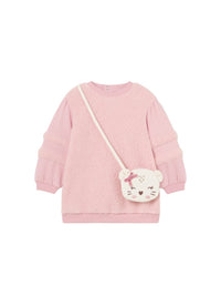 Vestido com bolso Rosado (Rosa)  para Bebé Menina - Mayoral