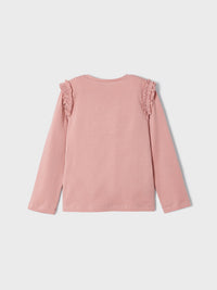 Camisola aplicações Nude (Rosa)  para Menina - Mayoral