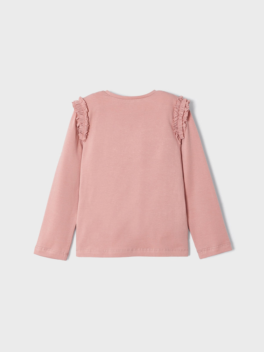 Camisola aplicações Nude (Rosa)  para Menina - Mayoral