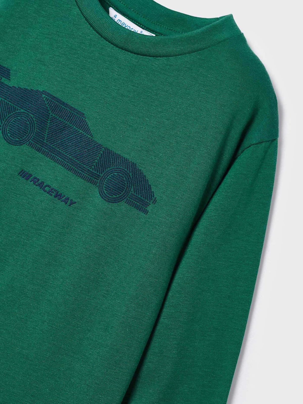 Camisola "raceway" Bosque (Verde)  para Menino - Mayoral