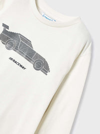 Camisola "raceway" Glaciar (Turquesa)  para Menino - Mayoral