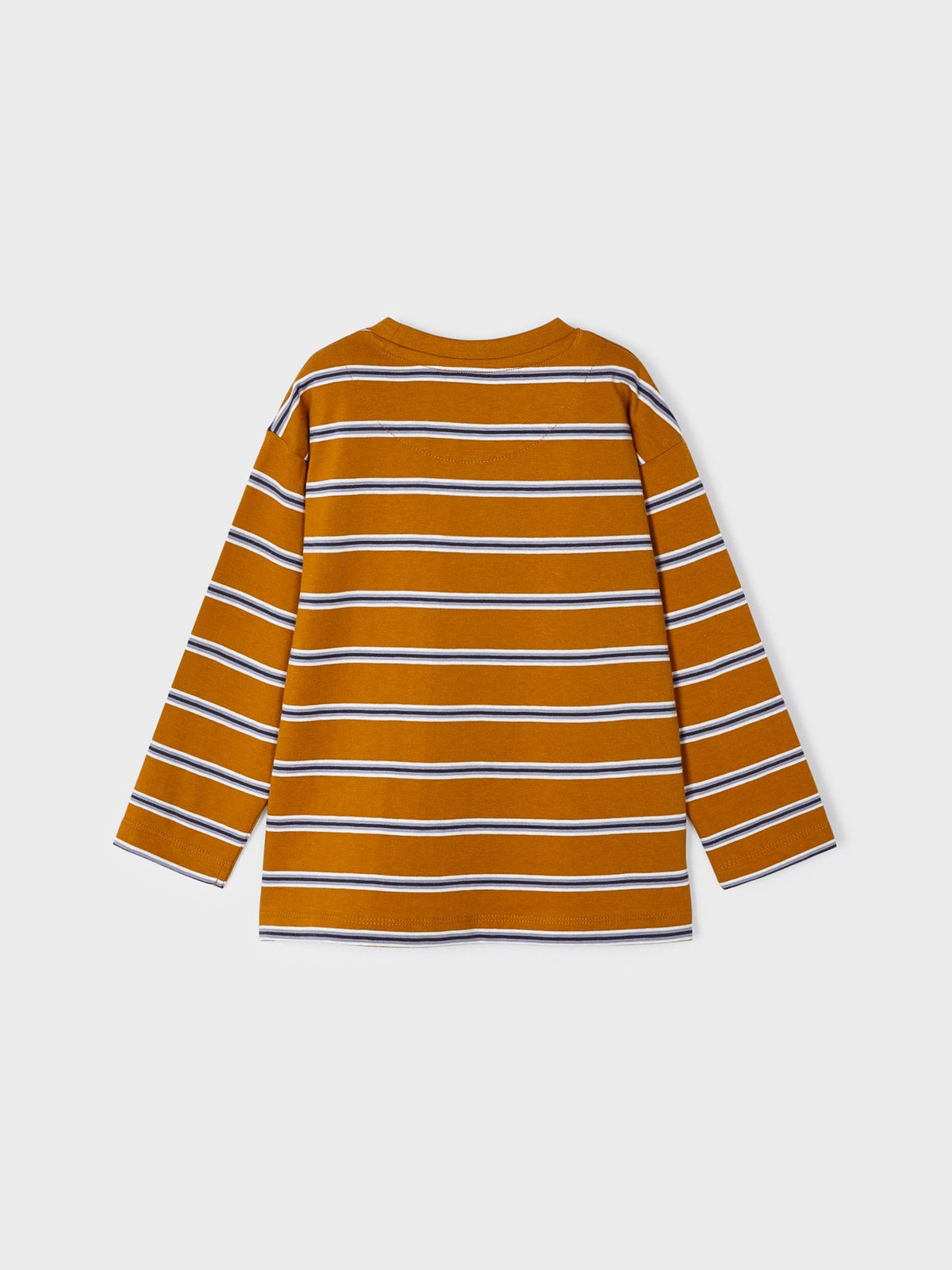 Camiseta riscas Ocre (Amarelo Ocre)  para Menino - Mayoral