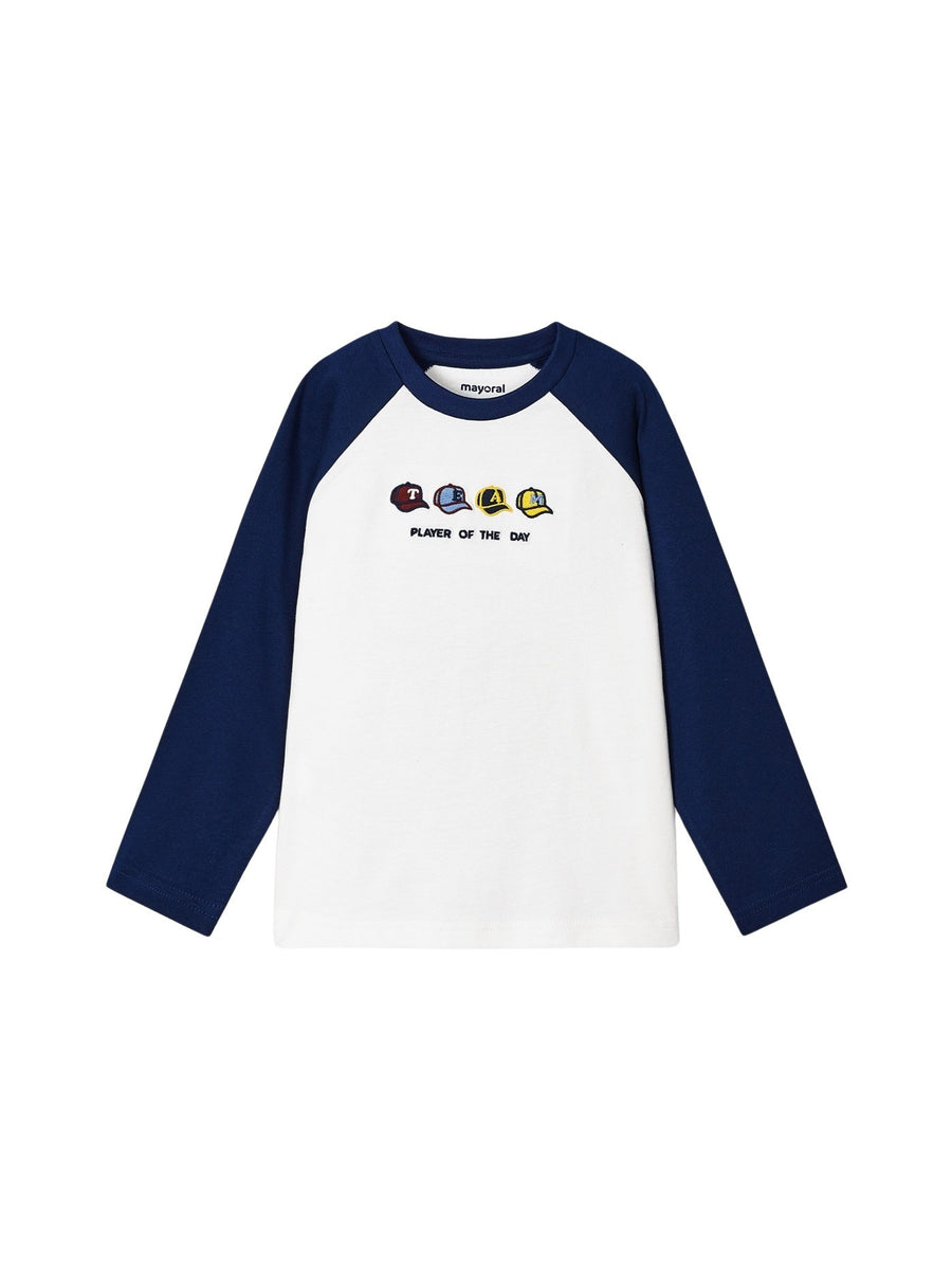 Camisola ranglan Marinho (Marinho)  para Menino - Mayoral
