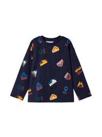 Camisola "all over print" Azul escur (Marinho)  para Menino - Mayoral