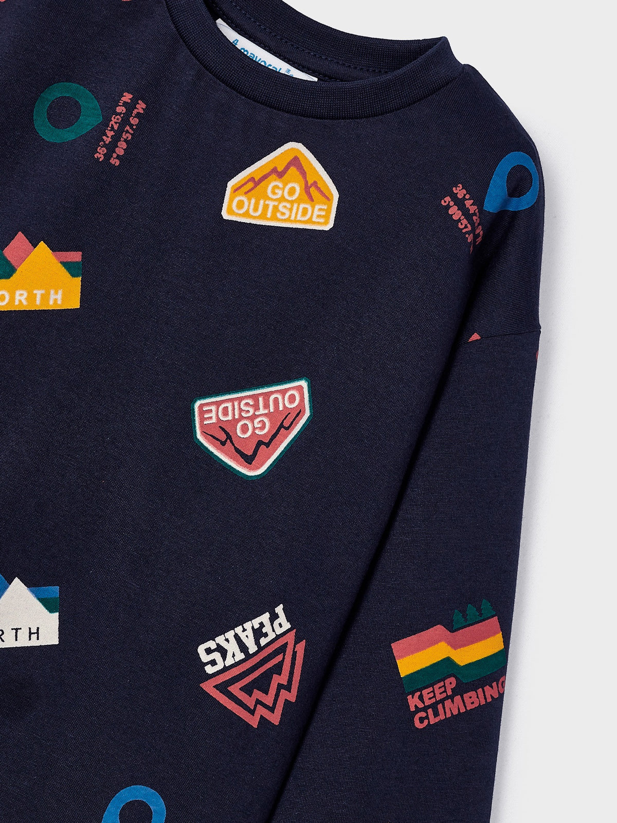 Camisola "all over print" Azul escur (Marinho)  para Menino - Mayoral
