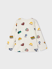 Camisola "all over print" Glaciar (Turquesa)  para Menino - Mayoral