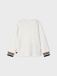 Camisola malha gofrada Glaciar (Creme / Pérola)  para Menino - Mayoral