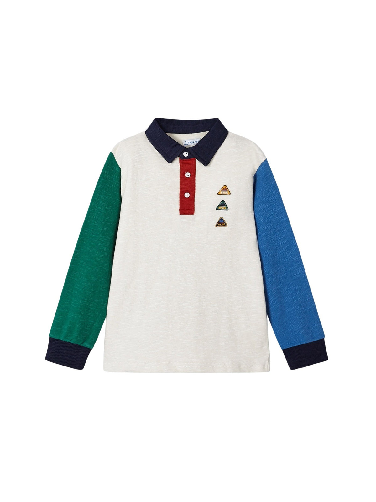 Polo m/comp. flame Oceano (Azul)  para Menino - Mayoral