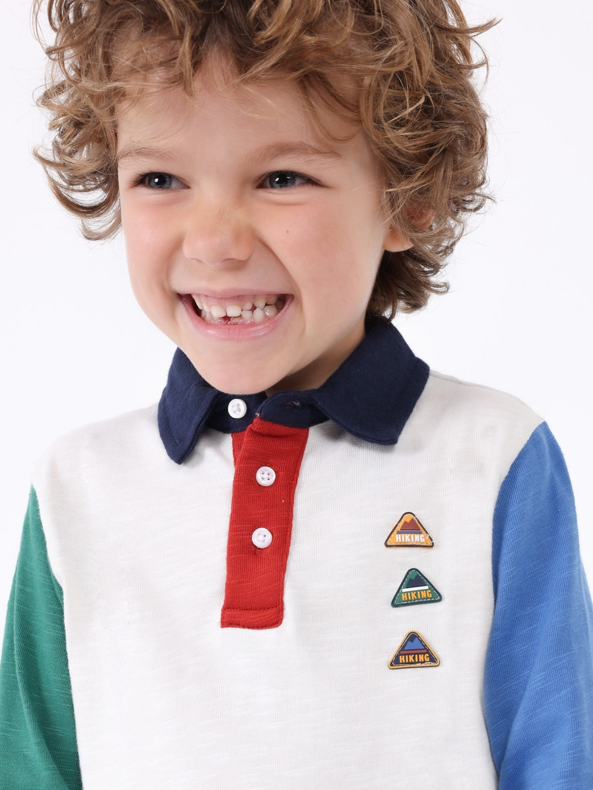 Polo m/comp. flame Oceano (Azul)  para Menino - Mayoral