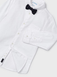 Camisa m/comp. clássica laço Branco (Branco)  para Menino - Mayoral