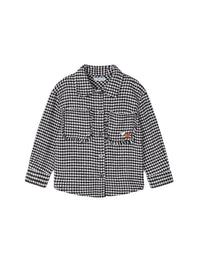 Sobrecamisa xadrez Preto (Preto)  para Menina - Mayoral