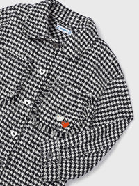 Sobrecamisa xadrez Preto (Preto)  para Menina - Mayoral