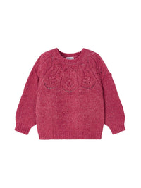 Jersey estruturado Cereja (Bordeaux)  para Menina - Mayoral
