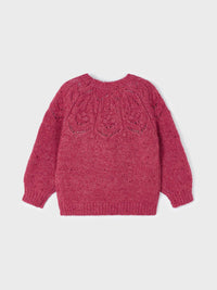 Jersey estruturado Cereja (Bordeaux)  para Menina - Mayoral