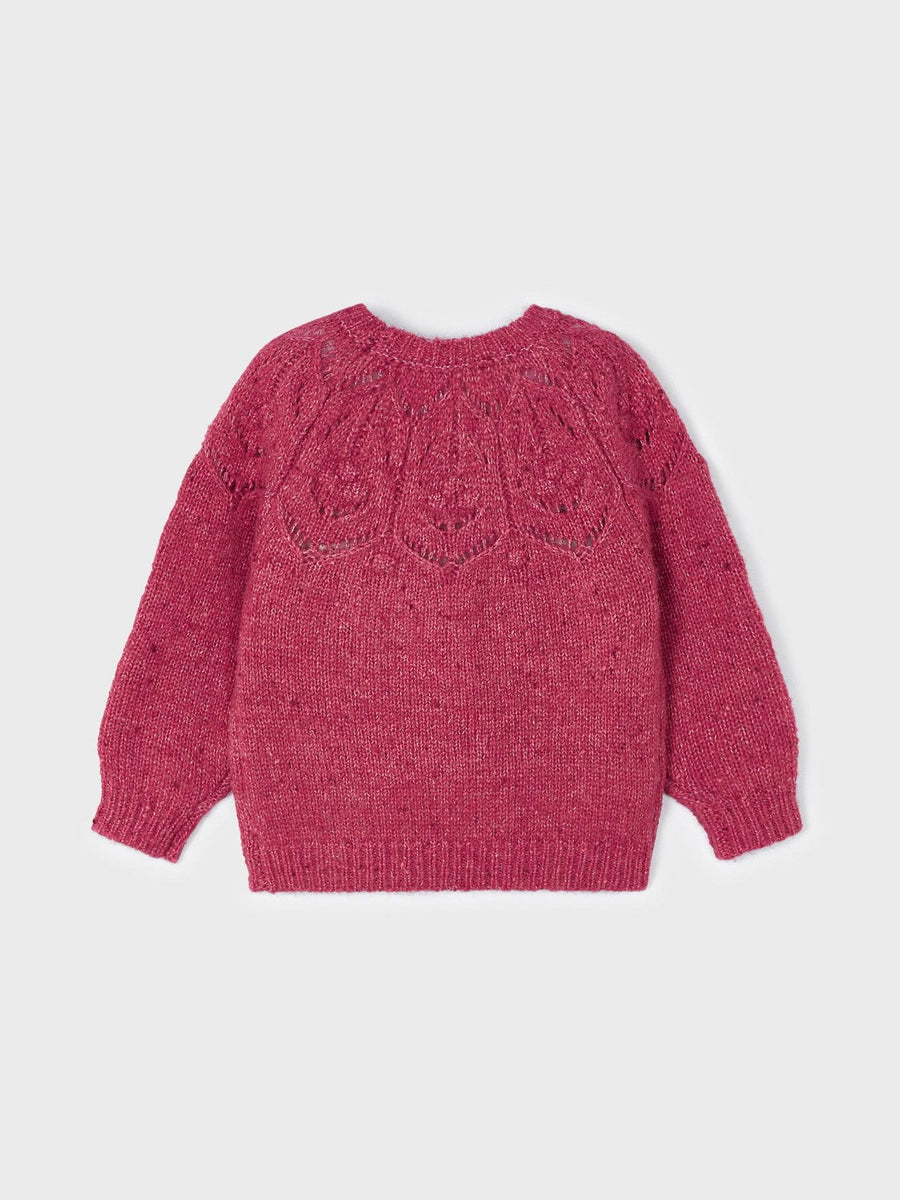Jersey estruturado Cereja (Bordeaux)  para Menina - Mayoral