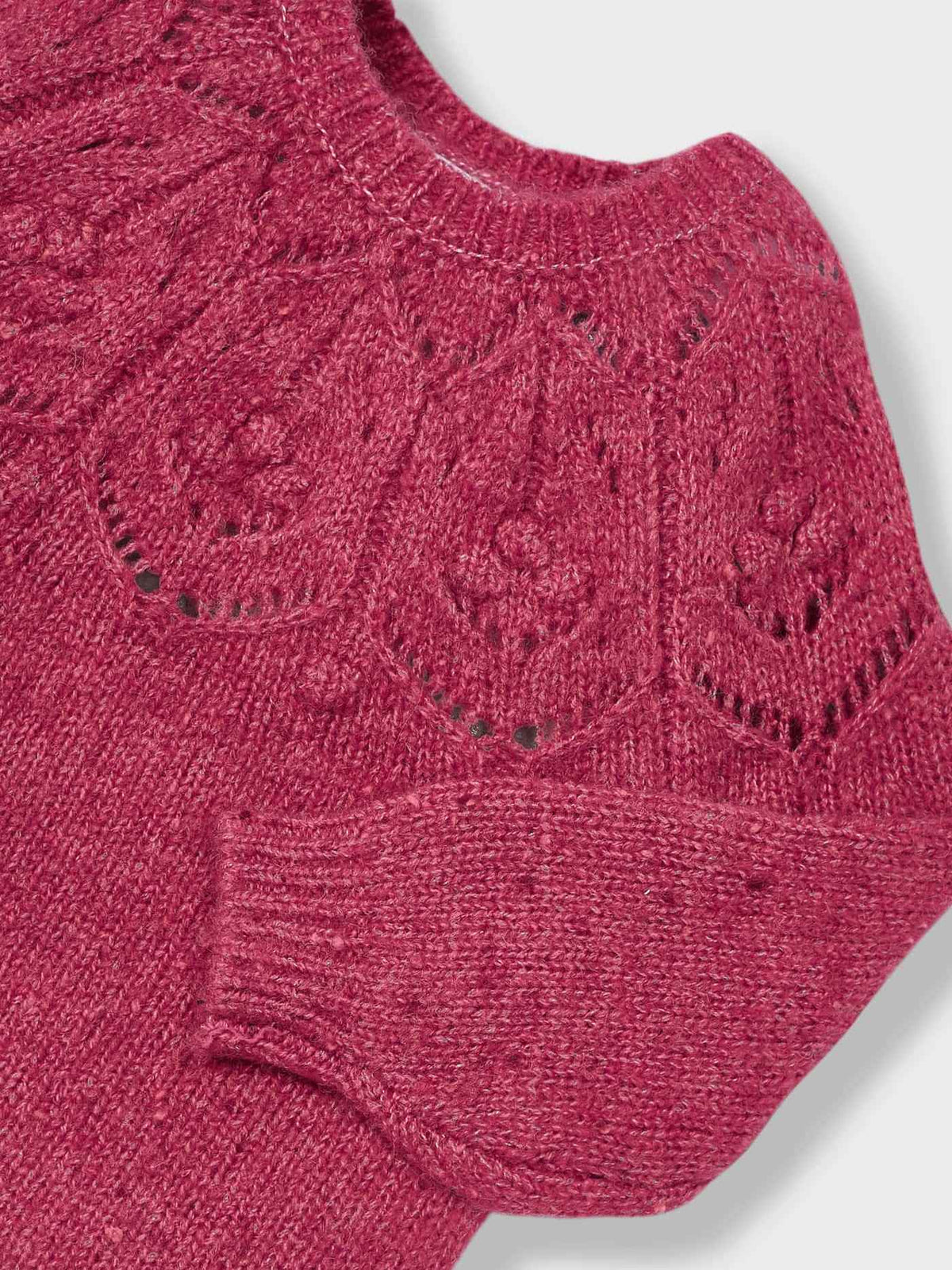 Jersey estruturado Cereja (Bordeaux)  para Menina - Mayoral